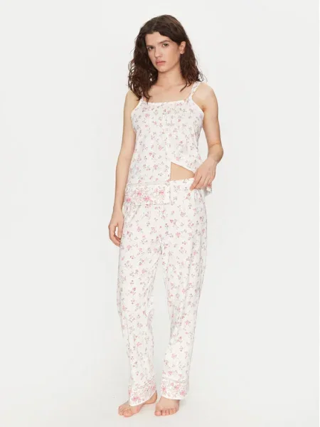 LAUREN RALPH LAUREN Pijama Écru