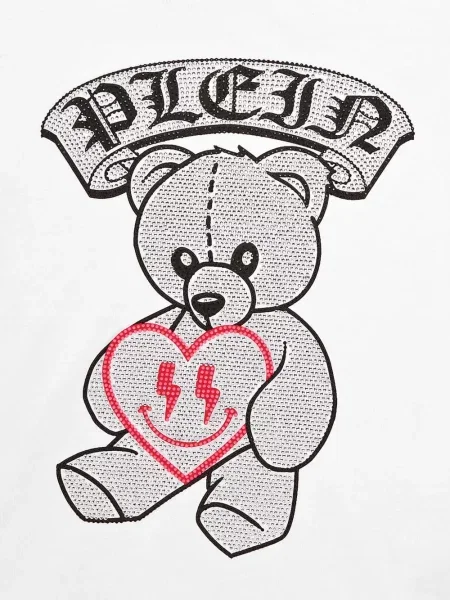 Dětské tričko Philipp Plein bílé