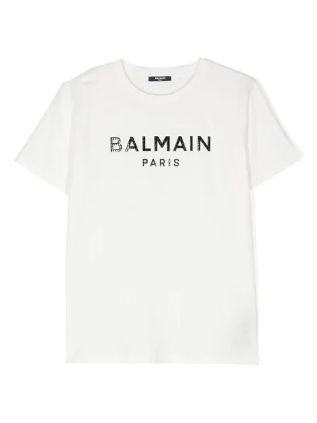 Koszulka dziecięca Balmain biała