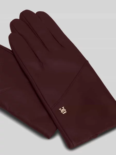 Rękawiczki z prawdziwej koziej skóry Tommy Hilfiger