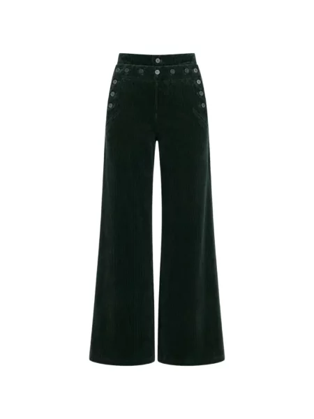 Pantaloni Antik Batik de catifea cord verde