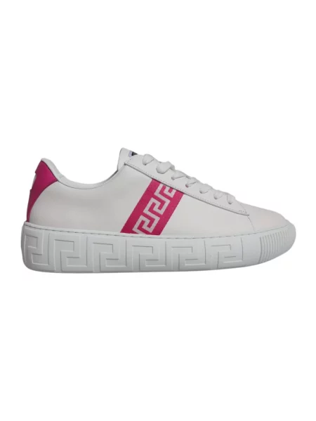 Sneakersy Versace z logo białe