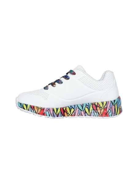 Pantofi copii Skechers alb