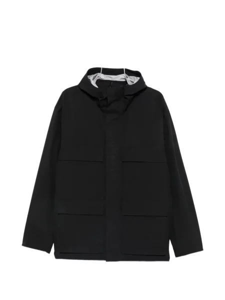 Geacă Moncler cu glugă negru
