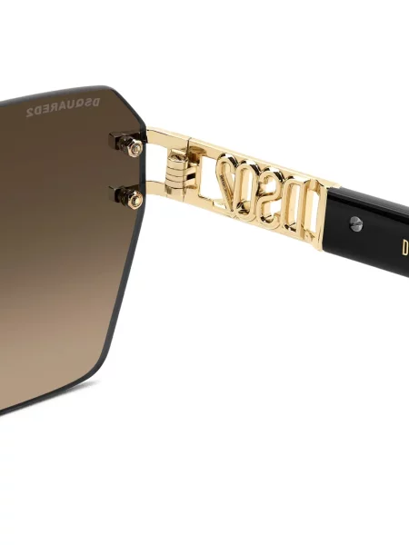 Ochelari de soare Dsquared2 Eyewear cu imprimeu geometric negru