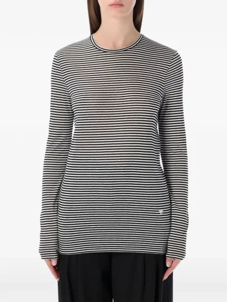 Top Tom Ford cu dungi alb