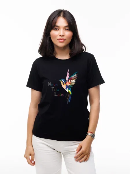 Футболка наталюкс черная