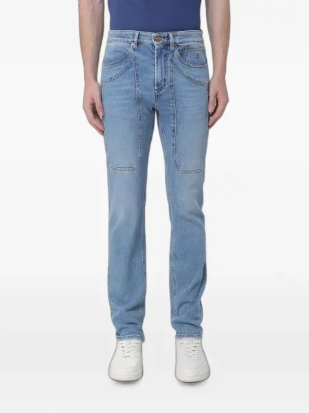Blugi skinny Jeckerson skinny fit albastru
