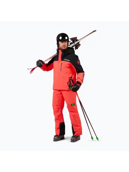 Spodnie narciarskie Rossignol Hero Insulated Ski Pant Neon Red S czerwone