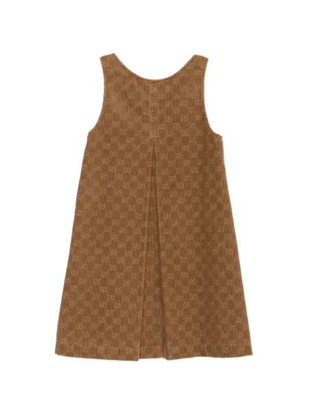 Sukienka dziecięca Gucci brązowa