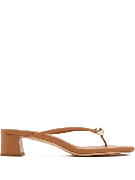 Chiloți tanga Loeffler Randall din piele maro