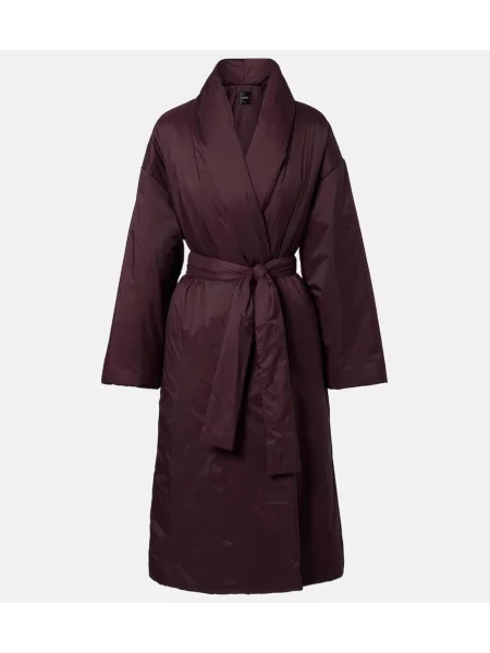 Tafta płaszcz Leset bordowy