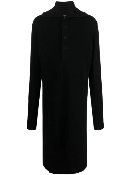 Cardigan Yohji Yamamoto cu glugă negru