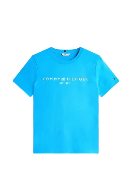 Tricou Tommy Hilfiger cu imagine albastru