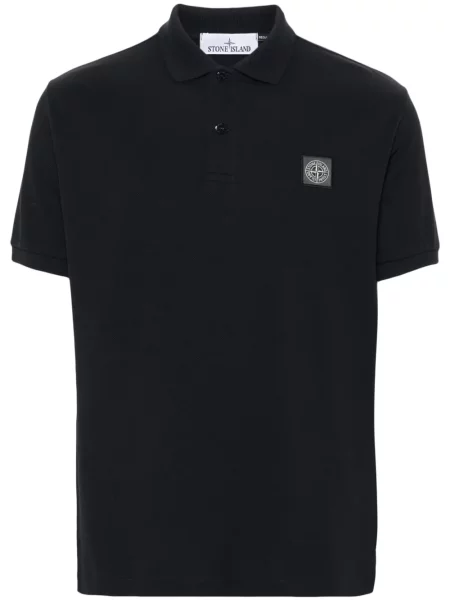 Polo Stone Island cu strasuri albastru