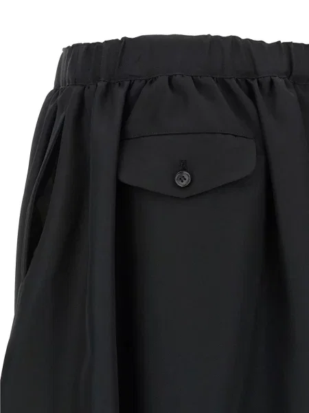 Decupat pantaloni Black Comme Des Garçons negru