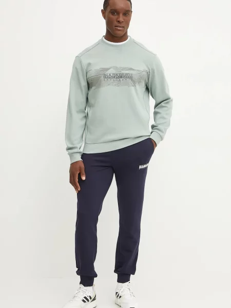 Спортивні штани Napapijri M-Gori з принтом синій