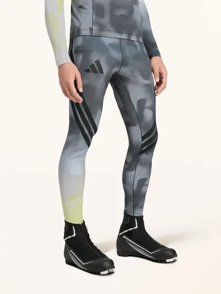 Adidas Terrex Legíny Xcs / tmavě / tmavě žlutá šedá