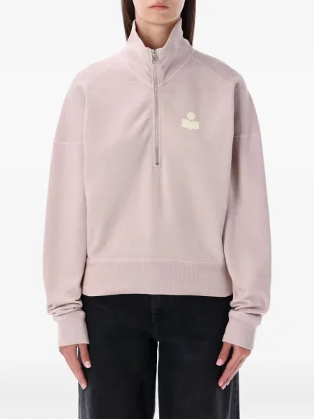 Polar Marant Etoile polarowy z zamkiem błyskawicznym do połowy różowy