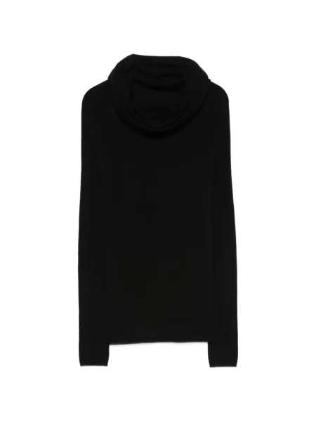 Pulover Le Petit Pulle cu volane negru