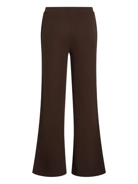 Pantaloni Karl Lagerfeld cu broderie maro