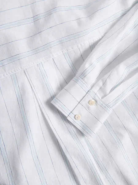 Рубашка Reserved в полоску голубая