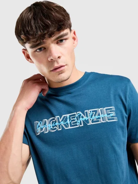 Mckenzie T-Shirt Nitrate niebieska