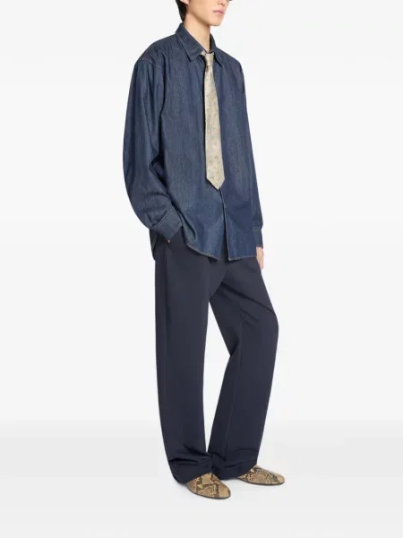 Cămașă de blugi Dries Van Noten albastru
