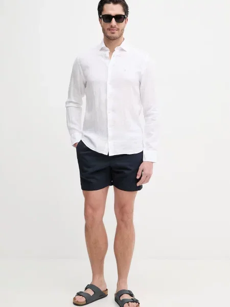 Льняная рубашка Hackett London