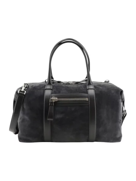 Torba Tom Ford zamszowa szara