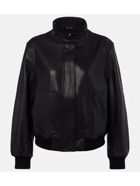 Geanta de piele Nour Hammour negru