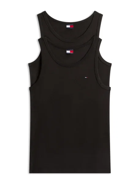 Tommy Jeans Tricou bleumarin / roșu alb negru