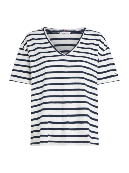 Tommy Hilfiger Tricou Bleumarin alb