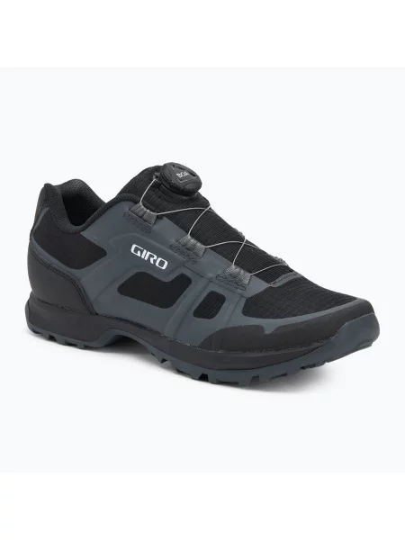 Kerékpáros cipő MTB férfi Giro Gauge Boa dark shadow/black Gauge Boa fekete