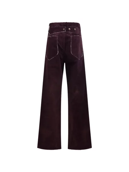 Pantaloni Kuro de catifea cord violet