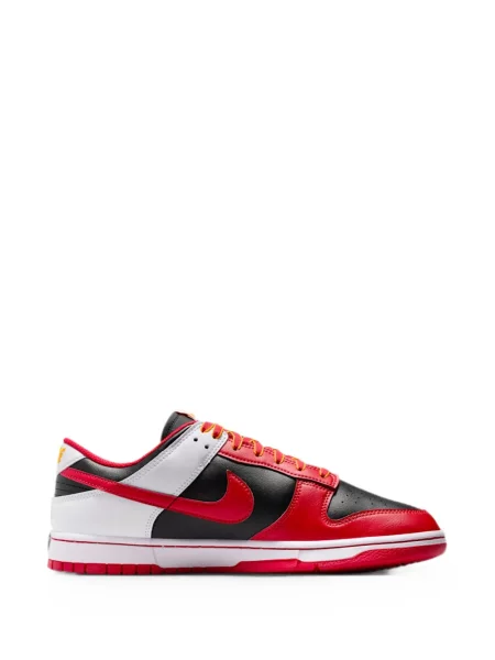 Sneakerși Nike Dunk cu șireturi din dantelă retro roșu