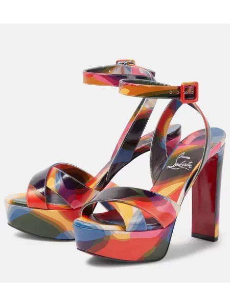 Kožené sandále Christian Louboutin