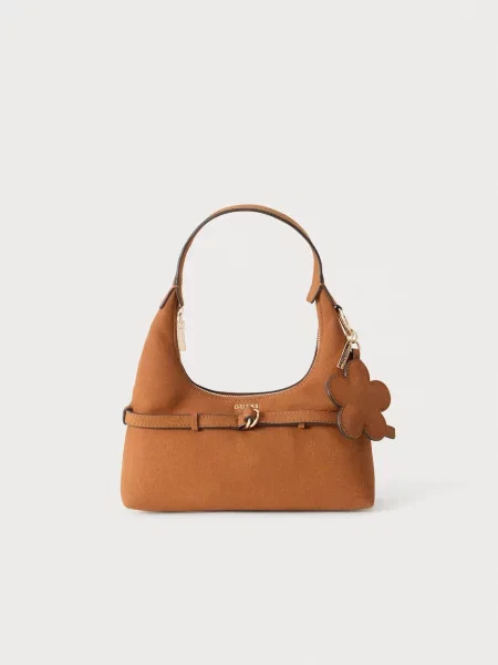 GUESS Τσάντα χειρός TAYLOR MINI κονιάκ