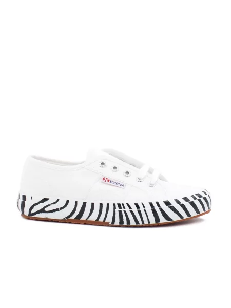Sneakersy Superga 2750 z nadrukiem białe