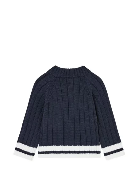 Dětské kardigan Emporio Armani modrý