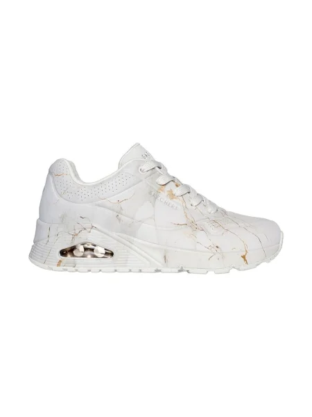 Pantofi Skechers streetstyle alb