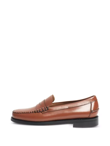 Bőr loafer Sebago barna