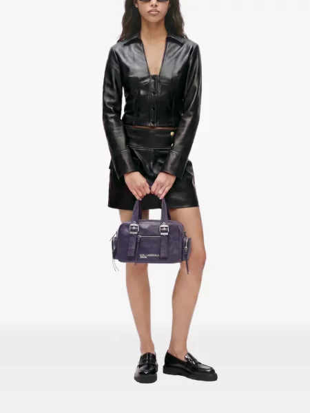Шопинг чанта Karl Lagerfeld Jeans виолетово