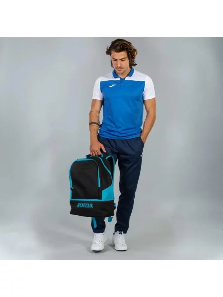 Koszulka polo do tenisa Joma Hobby II biała