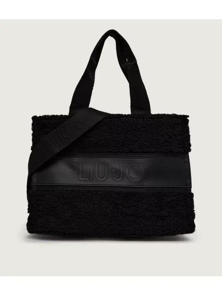 Rucsac Liu Jo din piele de oaie negru