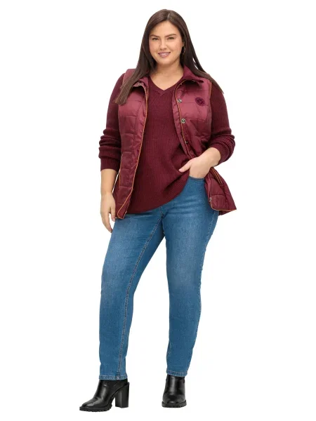 SHEEGO Jeans denim albastru