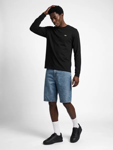 Jersey póló Lacoste fekete