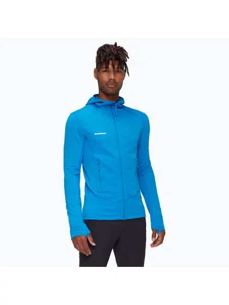 Кофта трекінгова Mammut Taiss Light мл Hooded glacier blue синій