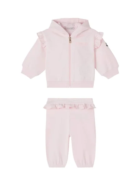Gyerek kapucnis melegítő felső Moncler Enfant rózsaszín