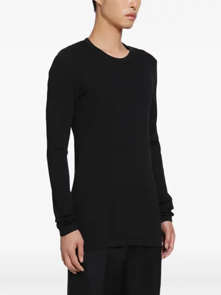 Lung tricou Lemaire negru